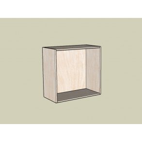 X-390 Skab B/D/H 78x39x75 cm
