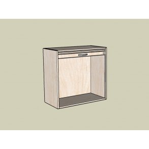 X-390 Skab B/D/H 78x39x75 cm