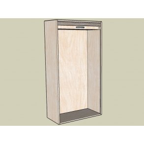 X-390 Skab B/D/H 78x39x150 cm