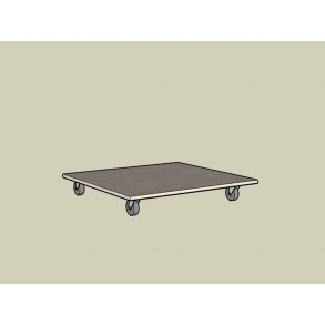 X-390 Bundplade 76 x 76 cm
