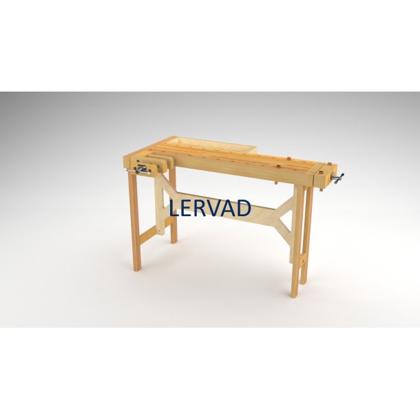 Sljdbnk 132 cm - bent stel.