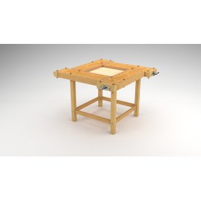 4-plads sljdbnk 120 x 120 cm - bent stel.