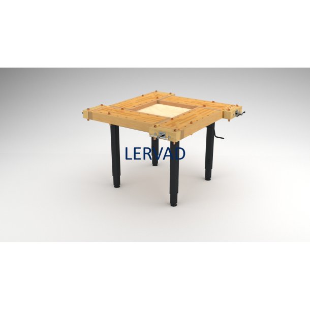 4-place technology bench - height adjustable
