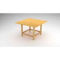 Teknikbnk 120 x 120 cm - bent stel