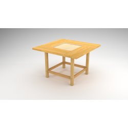 Teknikbnk 120 x 120 cm - bent stel