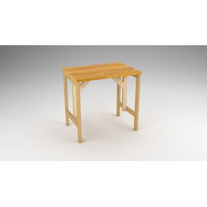 Rkkebnk 85 x 60 cm, bent stel