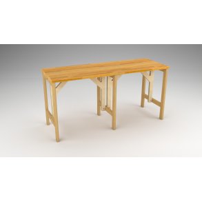 Rkkebnk 165 x 60 cm, bent stel