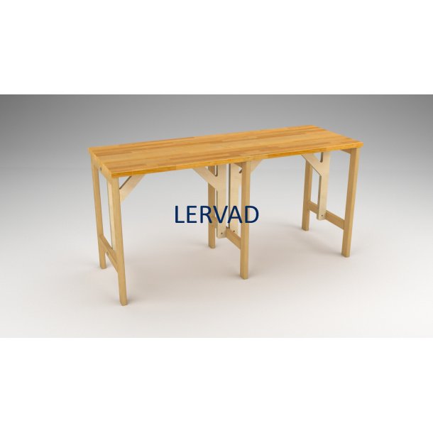 Line bench 165 x 60 cm, open frame