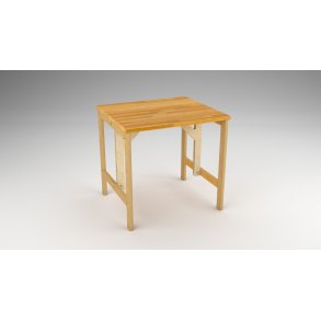 Rkkebnk 85 x 75 cm, bent stel