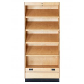 Jalousiskab 780 m/4 skrhylder